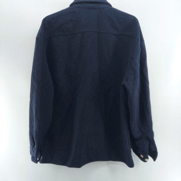 ASOS shacket mens size medium navy blue - Picture 9 of 10